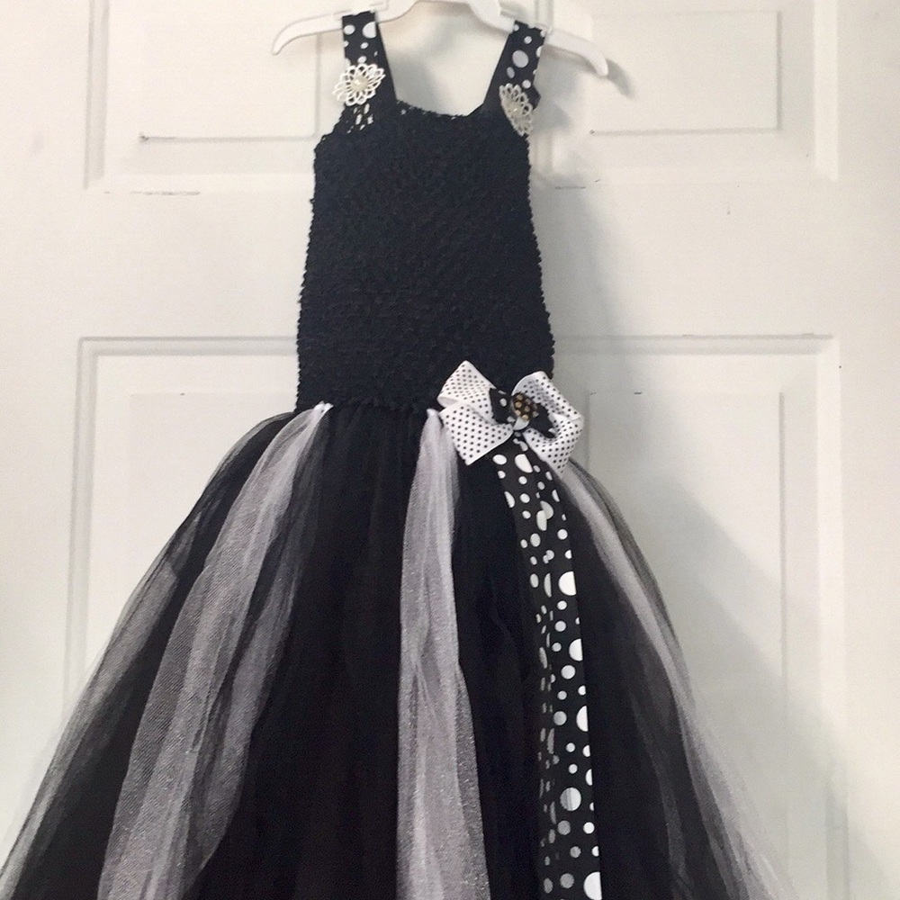 Black and white Tutu Dress